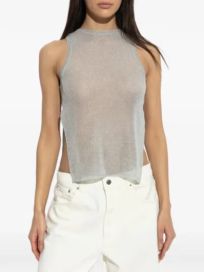 Bondeye Asher Sleeveless Top In Gray