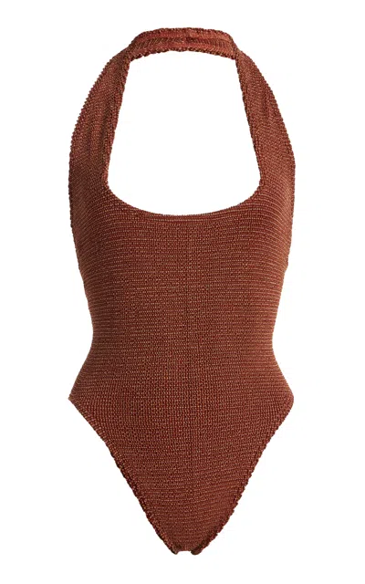 Bondeye Bond-eye Ava One-piece Swimsuit In Brown