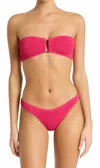Bondeye Bond-eye Blake Bandeau Bikini Top In Pink
