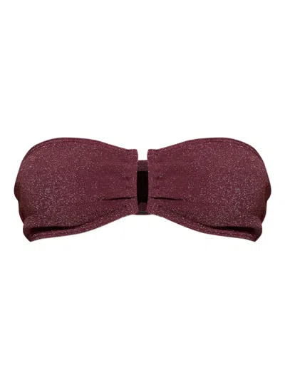Bondeye Blake Bikini Top In Burgundy