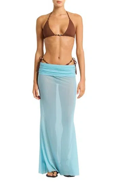 Bondeye Bond-eye Alya Cover-up Maxi Skirt In Brown