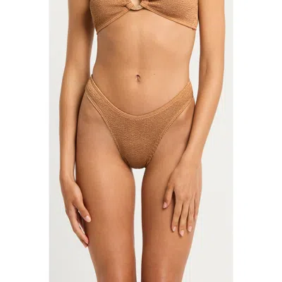 Bondeye Bond-eye Christy Bikini Bottoms In Golden Shimmer