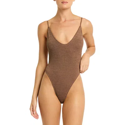 Bondeye Bond-eye Everly Crinkle Low Back One-piece Swimsuit