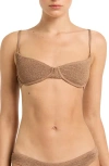 Bondeye Bond-eye Gracie Balconette Bikini Top In Hazelnut Recycled
