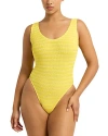 Bondeye Mara One-piece Swimsuit In Limoncello Stripe