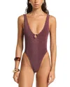 Bondeye Bond-eye Mara Ring One Piece Swimsuit In Purple