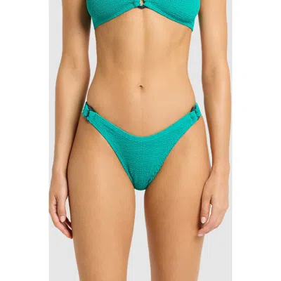 Bondeye Bond-eye Ring Scene Bikini Bottoms In Green