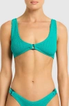 Bondeye Bond-eye Ring Scout Bikini Top In Blue