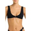 Bondeye Bond-eye Ring Scout Bikini Top In Black Tiger