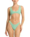 Bondeye Bond-eye Scout Crop Bikini Top In Bermuda Lurex