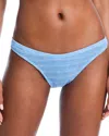 Bondeye Bond-eye Sign Crinkle Bikini Bottom In Blue