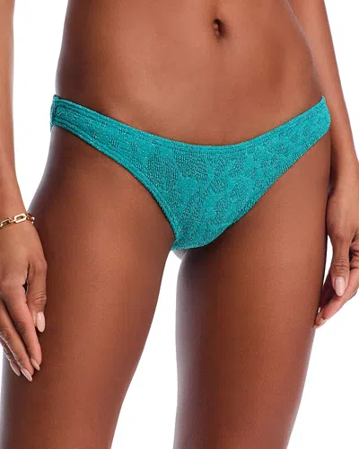 Bondeye Bond-eye The Sign Brief Bikini Bottom In Teal Animalia