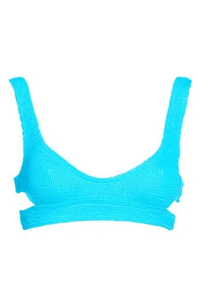 Bondeye Bound By Bond-eye Nino Cutout Bikini Top In Blue