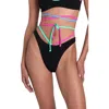 Bondeye Bound By Bond-eye Serenity Strappy Bikini Bottoms In Black