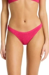 Bondeye Bound By Bond-eye Sign Bikini Bottoms In Raspberry Recycled