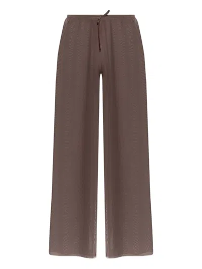 Bondeye Drawstring-fastening Trousers In Brown