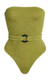 Bondeye Fane One-piece Swimsuit In Green