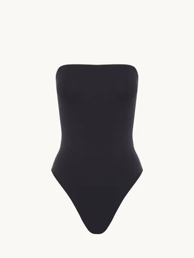 Bondeye Felicia One Piece Martini / Black Bare Xs/s In Blue