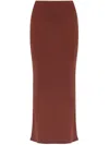Bondeye Freya Maxi Skirt In Rot