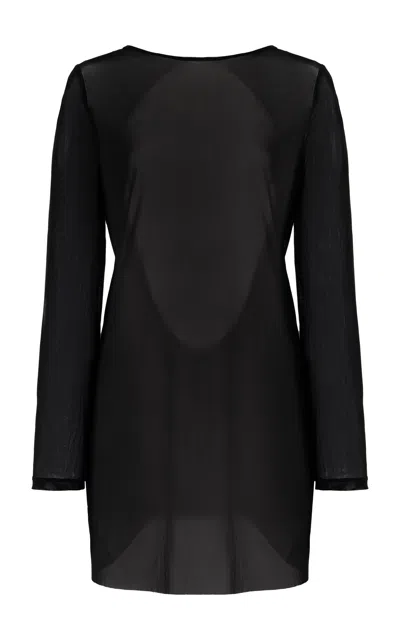Bondeye Gisele Mesh Cover-up In Schwarz