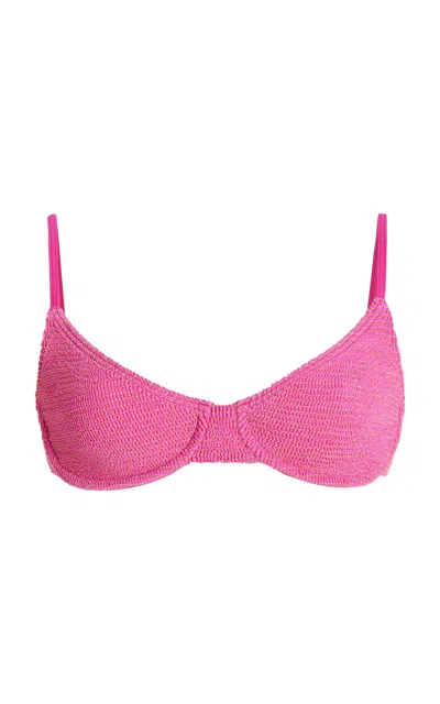 Bondeye Gracie Balconette Bikini Top In Pink