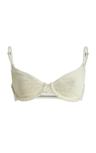 Bondeye Bond-eye Gracie Balconette Bikini Top In White