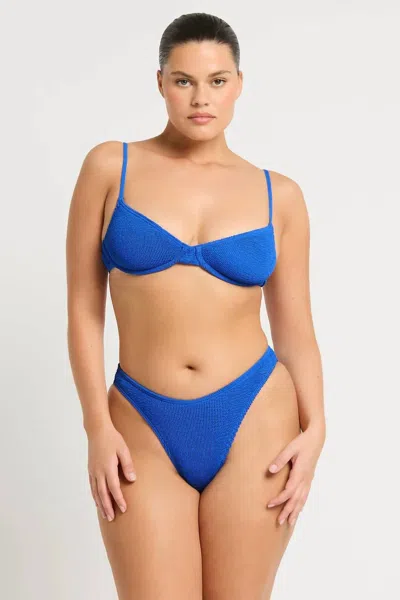 Bondeye Gracie Balconette Top In Cobalt In Blue