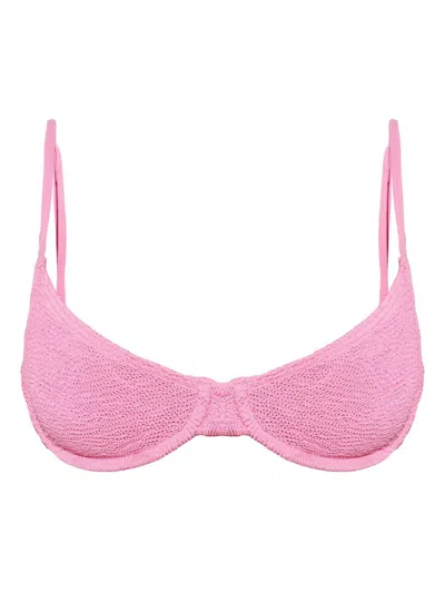 Bondeye Gracie Bikini Top In Pink
