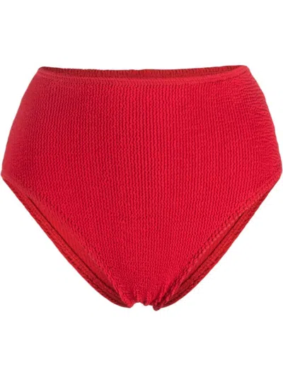 Bondeye Palmer High-waist Bikini Bottom In Baywatch Red