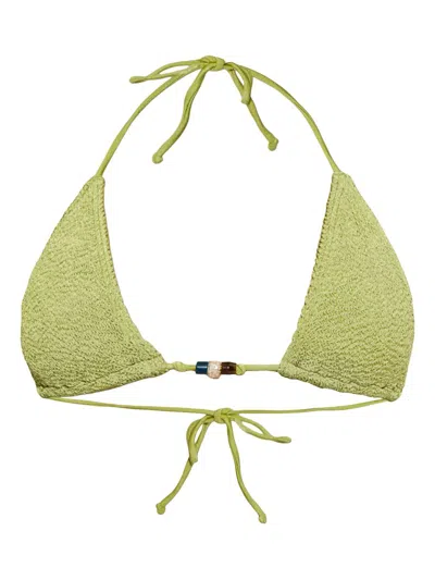 Bondeye Ingrid Bikini Top In Green