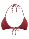 Bondeye Ingrid Bikini Top In Red