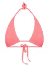 Bondeye Jean Triangle Bikini Top In Pink