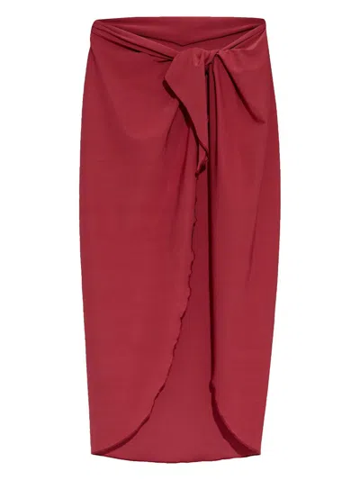 Bondeye Jinx Beach Cover-up In Red