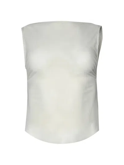 Bondeye Lia Mesh Tank Top In White