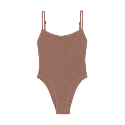 Bondeye Low Palace One-piece In Hazelnut Recycled
