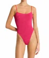 Bondeye Low Palace Onepiece Swimsuit In Raspberry In Pink