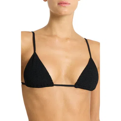 Bondeye Bond-eye Luana Triangle Bikini Top In Black