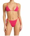 Bondeye Luana Triangle Bikini Top In Raspberry In Pink