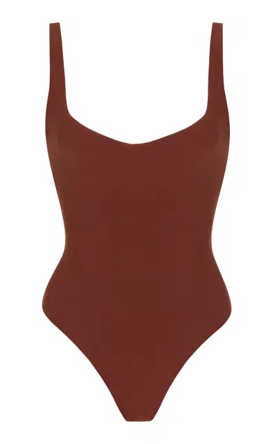 Bondeye Lucia One-piece Swimsuit In Brown