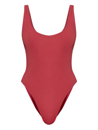 Bondeye Lucia Scoop Neck Swimsuit In Red