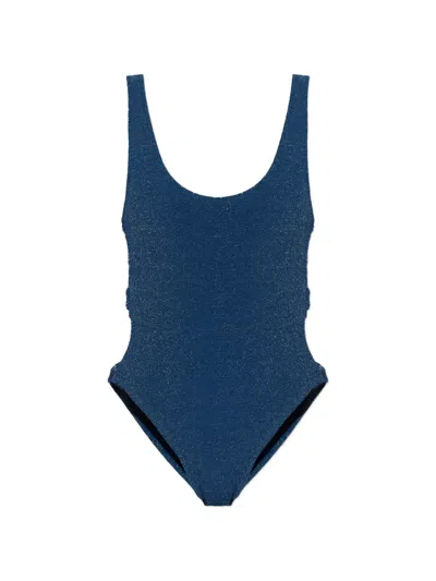 Bondeye Madison Cut-out Swimsuit In Blue