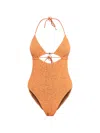 Bondeye Patterned Swimsuit In Orange