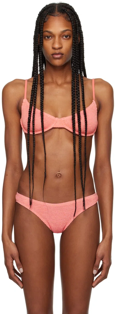 Bondeye Pink Gracie & Sign Bikini In Shell Lurex
