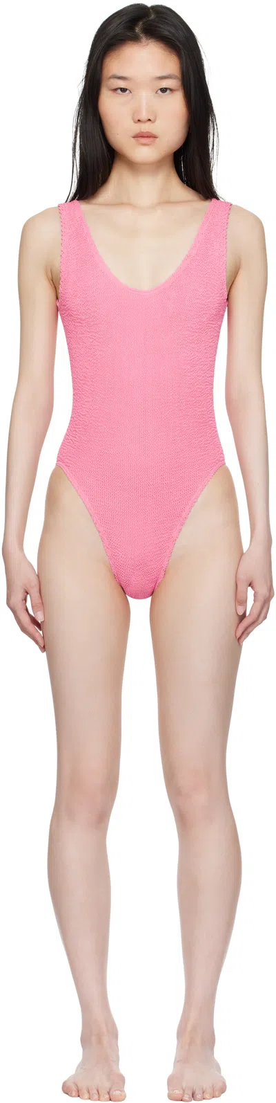 Bondeye Pink Mara Swimsuit In Candy Pink Recylced