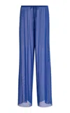 Bondeye Riley Sheer Pants In Blue
