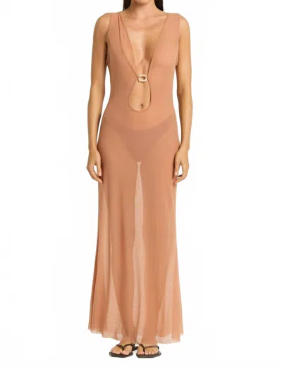 Bondeye Ring Harper Dress In Fawn In Multi