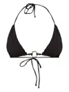 Bondeye Ring Ingrid Bikini Top In Black