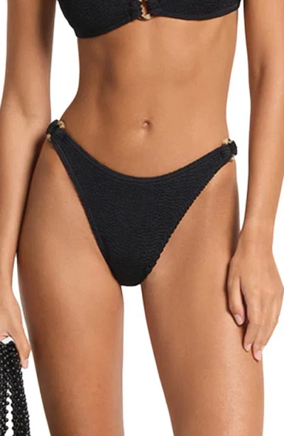 Bondeye Bond-eye Ring Scene Bikini Bottoms In Black