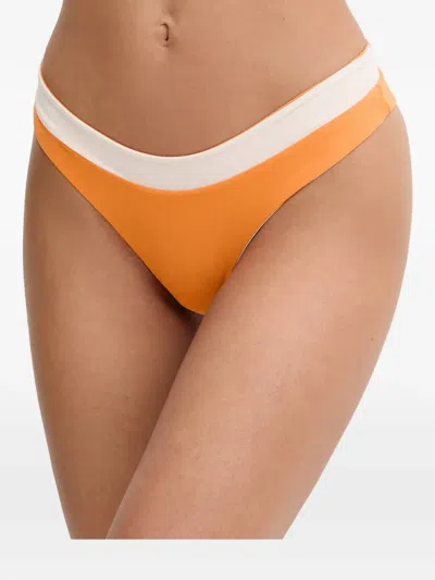 Bondeye Rio Reversible Bikini Bottoms In Orange