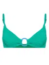 Bondeye Rng Lissio Bikini Top In Green